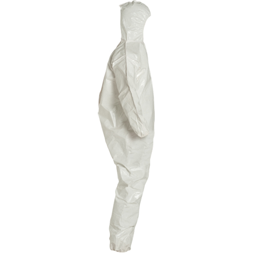 Tychem&reg; 4000 Coveralls, Large, White Brunswick Fyr & Safety