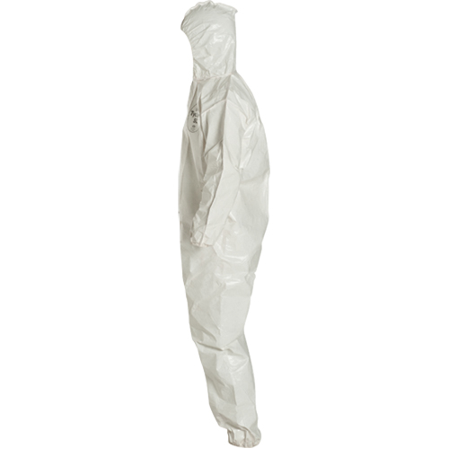Tychem&reg; 4000 Coveralls, Large, White Brunswick Fyr & Safety