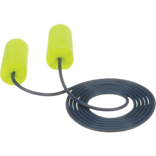 E-A-Rsoft Metal Detectable Earplugs, Corded, Regular, Bulk - Polybag, 32 NRR dB Brunswick Fyr & Safety
