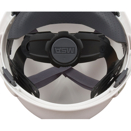 V-Gard&reg; Protective Caps - Fas-Trac&reg; Suspension, Meets CSA Type 1, Ratchet Suspension, Non-Vented Brunswick Fyr & Safety