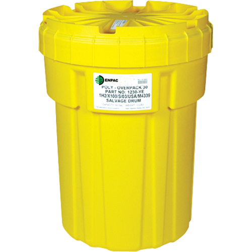 Barils de r&eacute;cup&eacute;ration Poly-Overpack 30, 30 gal. US, Stationnaire Brunswick Fyr & Safety