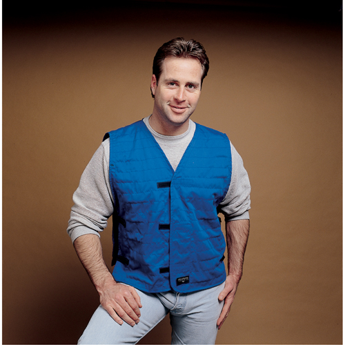 Cooling Vests With Insert Pockets, Large, Royal Blue Brunswick Fyr & Safety