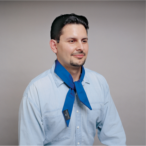 Serviette refroidissante standard ALLEGRO INDUSTRIES, Bleu Brunswick Fyr & Safety