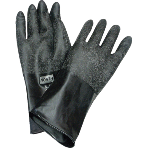 Gants r&eacute;sistants aux produits chimiques, Taille Moyen/8, 14" lo, Caoutchouc butyle, 32 mils Brunswick Fyr & Safety