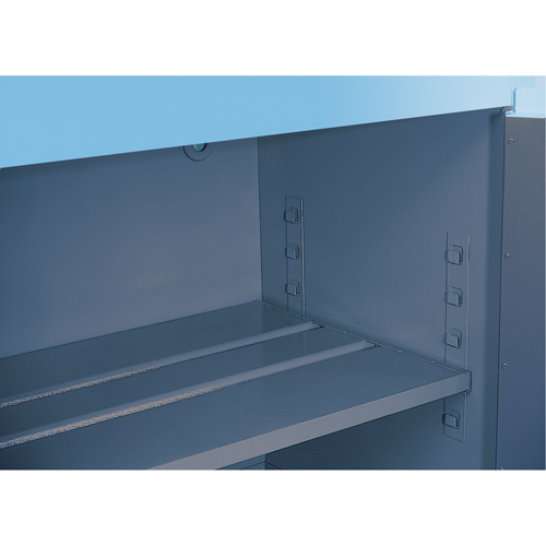 ChemCor&reg; Lined Acid/Corrosive Storage Cabinets, 30 gal., 43" x 44" x 18" Brunswick Fyr & Safety