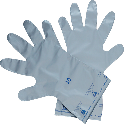 North&reg; Silver Shield&reg; 4H Series Gloves, Size 6/X-Small, 14.5" L, EVOH/Polyethylene, 2.7 mil Brunswick Fyr & Safety