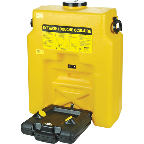 Eyewash, Gravity-Fed, 14 gal. Capacity, Meets ANSI Z358.1 Brunswick Fyr & Safety