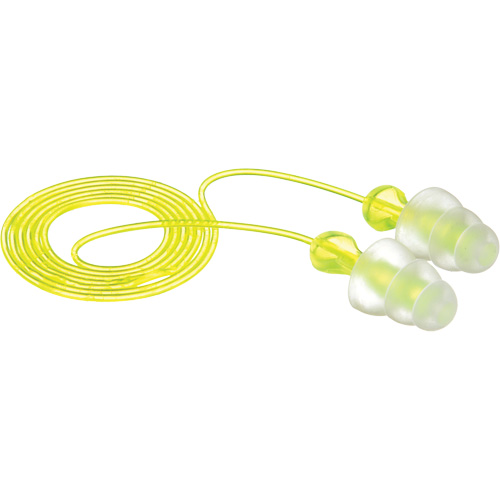 Bouchons d'oreilles r&eacute;utilisables &agrave; trois brides E-A-R, Avec cordon, Vrac - Sac en poly, 26 dB NRR, Taille unique Brunswick Fyr & Safety