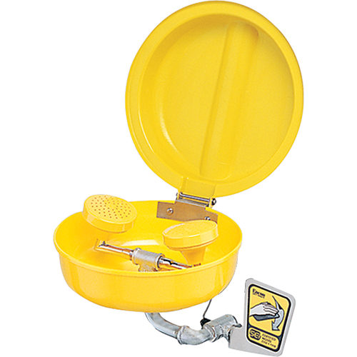 Eye/Face wash With Cover, Wall-Mount Installation, Plastic Bowl Brunswick Fyr & Safety