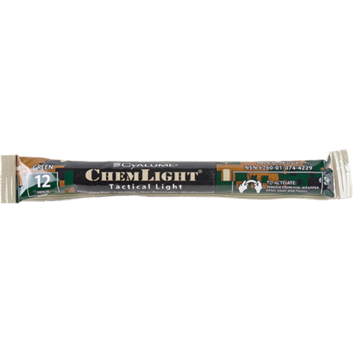 6" Cyalume&reg; Lightsticks, Green, 12 hrs. Duration Brunswick Fyr & Safety