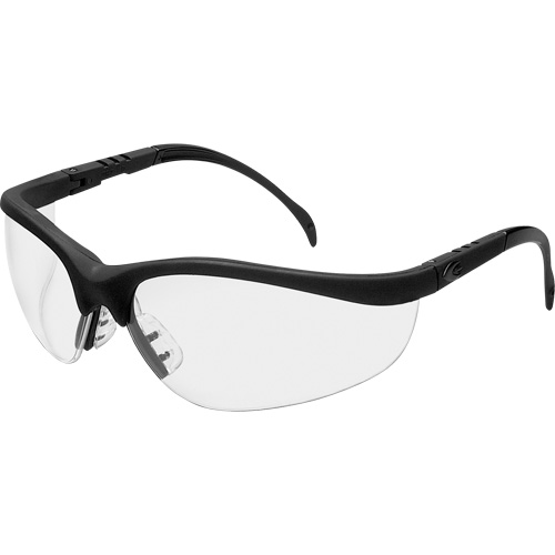 Lunettes de s&eacute;curit&eacute; Klondike, Lentille Transparent, Antibu&eacute;e/Anti-&eacute;gratignures, R&eacute;pond ou surpasse la norme CSA Z94.3 Brunswick Fyr & Safety