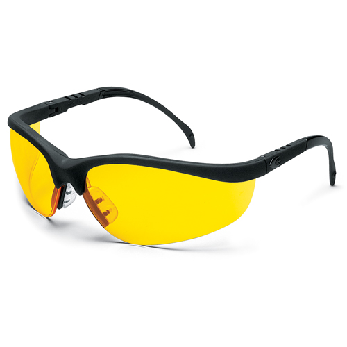 Klondike&reg; Safety Glasses, Amber Lens, Anti-Scratch, Meets/Exceeds CSA Z94.3 Brunswick Fyr & Safety