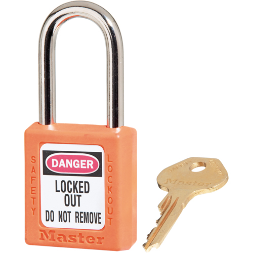 Cadenas Zenex, Cadenas de s&eacute;curit&eacute;, Cl&eacute;s diff&eacute;rentes, Thermoplastique, Largeur de 1-1/2" Brunswick Fyr & Safety