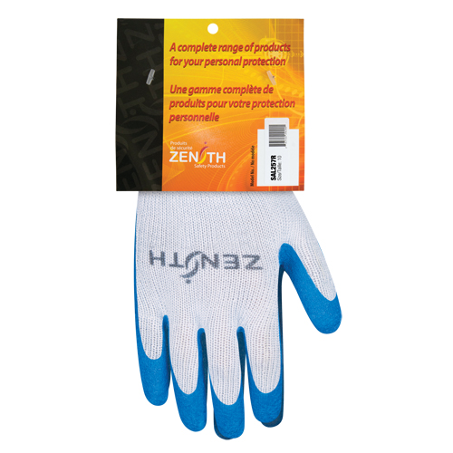 Gants enduits tricot&eacute; sans couture en caoutchouc naturel, 10, R&ecirc;vetement Latex de caoutchouc, Calibre 10, Enveloppe en Polyester/Coton Brunswick Fyr & Safety