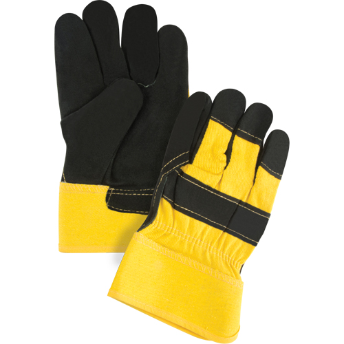 Superior Warmth Winter-Lined Fitters Gloves, Large, Split Cowhide Palm, Thinsulate Inner Lining Brunswick Fyr & Safety