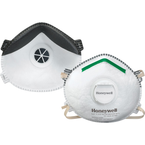 Saf-T-Fit&reg; Plus N1125 Particulate Respirators, N95, NIOSH Certified, Small Brunswick Fyr & Safety