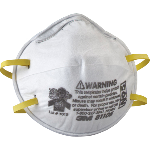 8110S Particulate Respirators, N95, NIOSH Certified, Small Brunswick Fyr & Safety