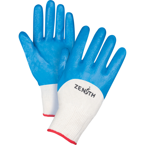 Seamless-Knit Medium-Weight Coated Gloves, 7/Small, Nitrile Coating, 13 Gauge, Cotton Shell Brunswick Fyr & Safety