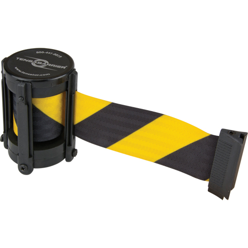 Cassettes de rechange pour Tensabarrier pour l'ext&eacute;rieur, Advance ou StowAway, 7,5', Ruban Jaune Brunswick Fyr & Safety