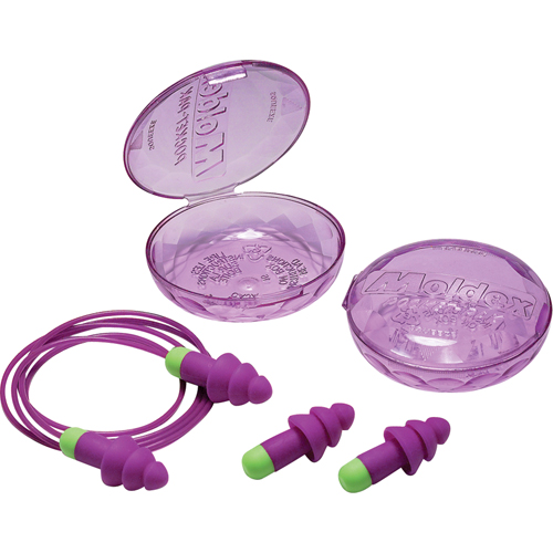 Rockets&reg; Reusable Earplugs, Corded, Bulk - Plastic Case, 27 dB NRR, One-Size Brunswick Fyr & Safety