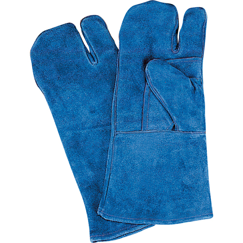Double Palm & Thumb Welding Gloves, Split Cowhide, Size Large Brunswick Fyr & Safety