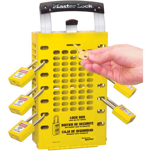 Latch Tight Lock Boxes, Yellow Brunswick Fyr & Safety
