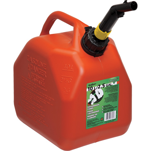 Bidons pour essence Eco, 2,5 gal. US/9,46 L, Rouge, Conformes aux normes CSA/ULC Brunswick Fyr & Safety