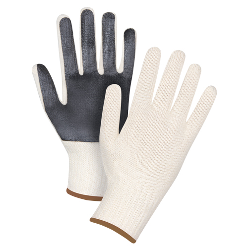 Gants en tricot &agrave; paume enduite, Poly/coton, Un c&ocirc;t&eacute;, Calibre 7, Grand Brunswick Fyr & Safety