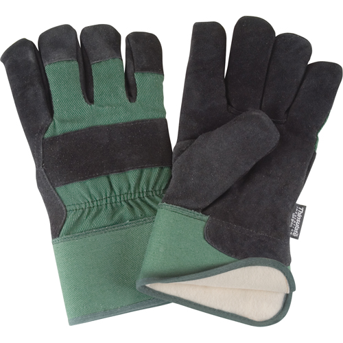 Gants d'ajusteur doubl&eacute;s pour l'hiver &agrave; chaleur sup&eacute;rieure, 2T-Grand, Paume en Cuir de vache refendu, Doublure en Thinsulate Brunswick Fyr & Safety