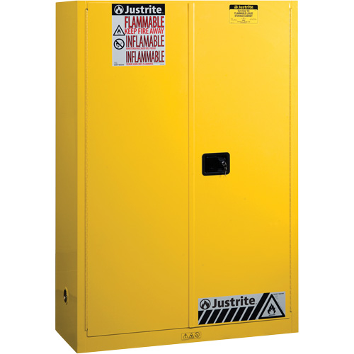 Armoires Sure-Grip EX pour produits inflammables, 45 gal., 2 Porte(s), 43" La x 65" h x 18" p Brunswick Fyr & Safety