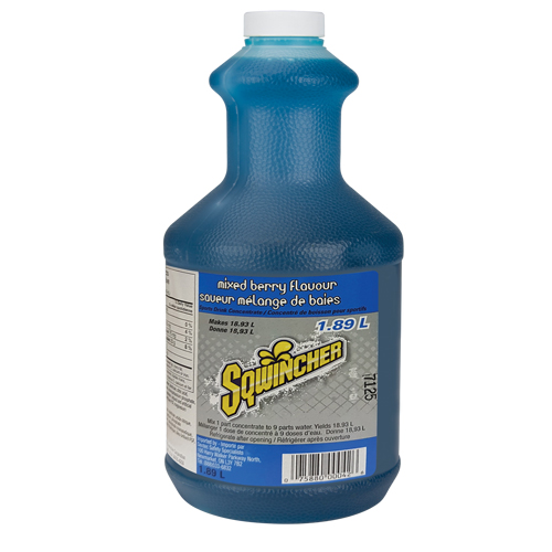 Sqwincher Boisson de r&eacute;hydratation, Concentr&eacute;, M&eacute;lange de baies Brunswick Fyr & Safety