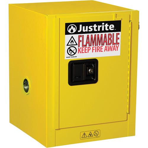 Armoire de s&eacute;curit&eacute; de comptoir pour produits inflammables EX Sure-Grip, 4 gal., 1 Porte(s), 17" La x 22" h x 17" p Brunswick Fyr & Safety