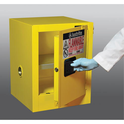 Armoire de s&eacute;curit&eacute; de comptoir pour produits inflammables EX Sure-Grip, 4 gal., 1 Porte(s), 17" La x 22" h x 17" p Brunswick Fyr & Safety
