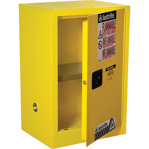 Armoire de s&eacute;curit&eacute; compacte pour produits inflammables EX Sure-Grip, 12 gal., 1 Porte(s), 23,25" La x 35" h x 18" p Brunswick Fyr & Safety