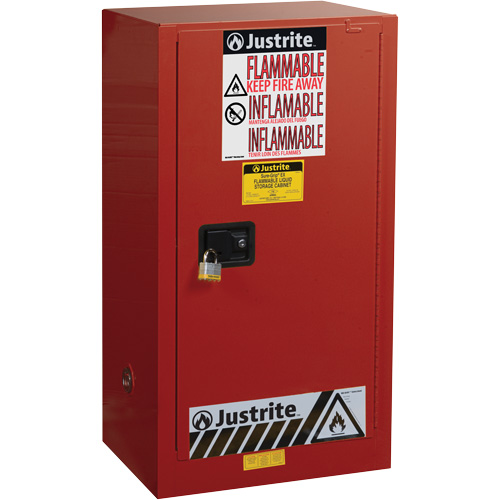 Armoire de s&eacute;curit&eacute; pour la peinture et les encres combustibles EX Sure-Grip, 20 gal., 2 tablettes Brunswick Fyr & Safety
