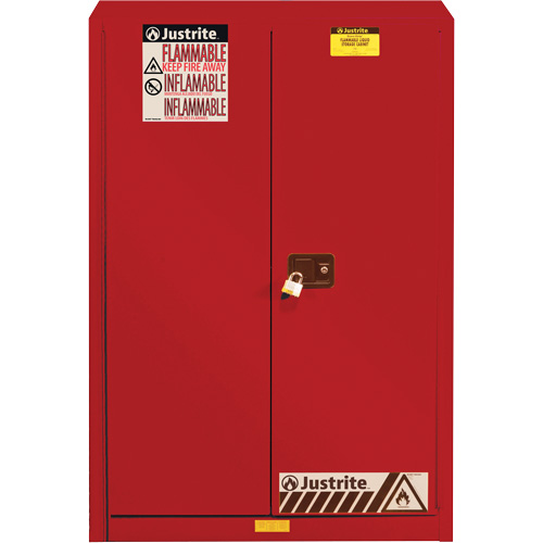 Sure-Grip&reg; EX Combustibles Safety Cabinet for Paint and Ink, 60 gal., 5 Shelves Brunswick Fyr & Safety