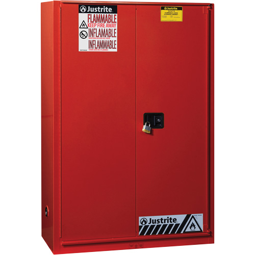 Armoire de s&eacute;curit&eacute; pour la peinture et les encres combustibles EX Sure-Grip, 60 gal., 5 tablettes Brunswick Fyr & Safety