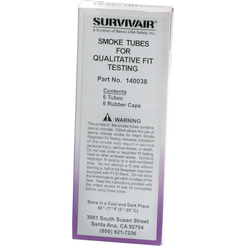 Fit Test Kits - Replacement Tubes, Qualitative, Smoke Testing Solution Brunswick Fyr & Safety