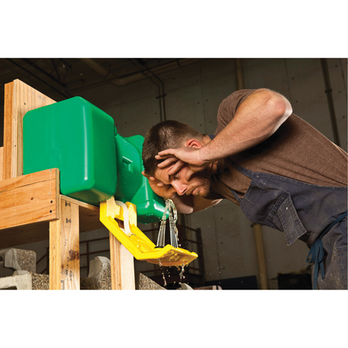 Eyewash Station, Gravity-Fed, 9 gal. Capacity, Meets ANSI Z358.1 Brunswick Fyr & Safety