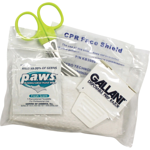 Trousse d'accessoires CPR-D, Powerheart G3/Powerheart G5/Zoll AED 3 Pour, Classe 4 Brunswick Fyr & Safety