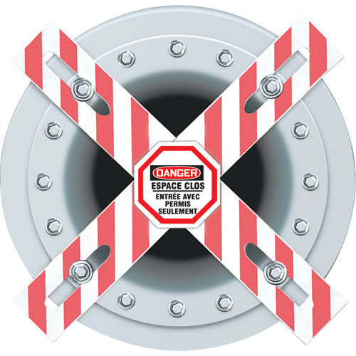 Danger Man-Way Cross Barrier Brunswick Fyr & Safety