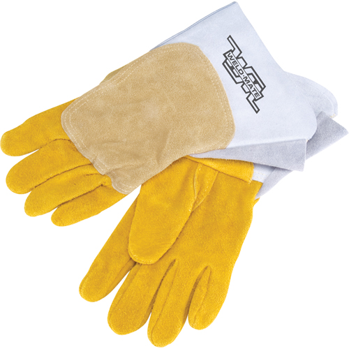 Gants de soudage pour pipelinier, Cuir de vache refendu, Taille Grand Brunswick Fyr & Safety