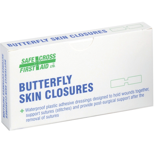 Butterfly , Skin Closure, Class 1 Brunswick Fyr & Safety