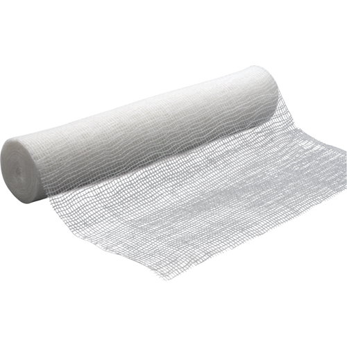 Bandages de gaze, Rouleau, 15' lo x 4" la, Dispositif m&eacute;dical Classe 1 Brunswick Fyr & Safety