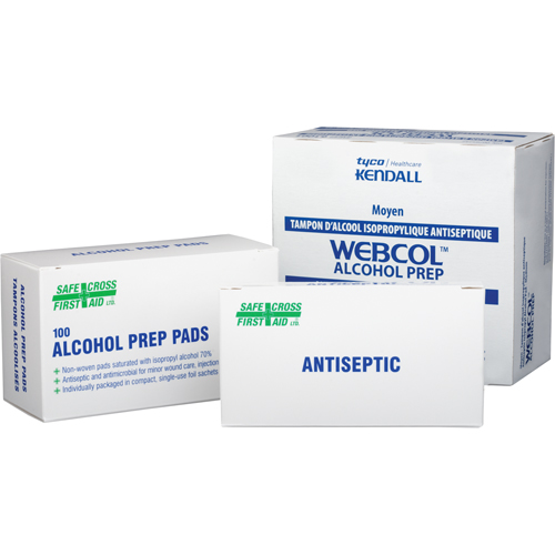Alcohol Swabs, Towelette, Antiseptic Brunswick Fyr & Safety