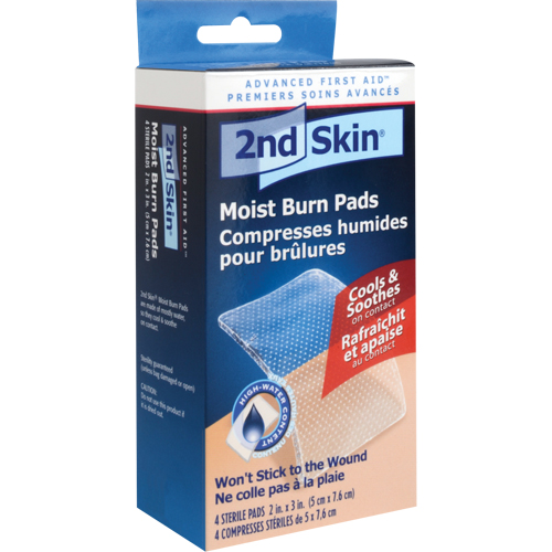 2nd Skin&reg; Moist Burn Pads, 2" x 3", Class 2 Brunswick Fyr & Safety