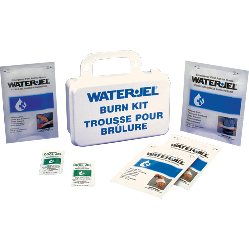 Water Jel&reg; - Emergency Burn Kits, 10-unit Plastic Box, Class 2 Brunswick Fyr & Safety