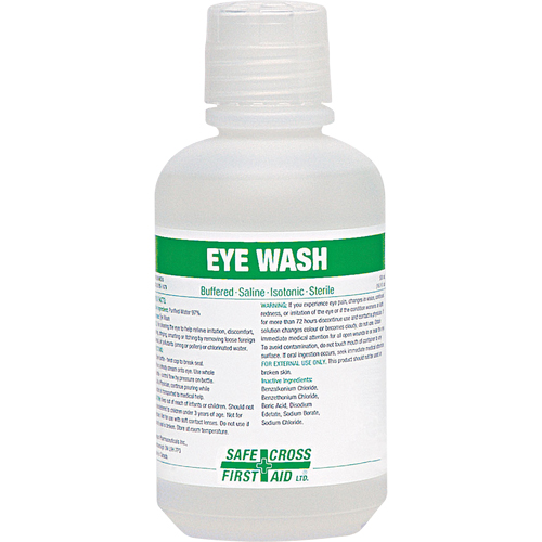 Eyewash Solution, Full Bottle, 500 ml Brunswick Fyr & Safety