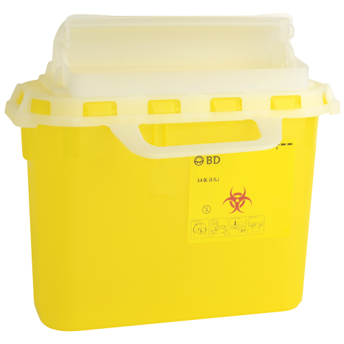 Boîtes pour objets pointus & tranchants BD, Capacit&eacute; de 5,1 L  Brunswick Fyr & Safety