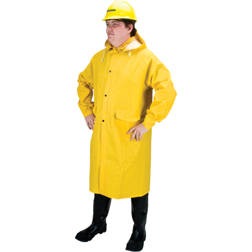 RZ200 Long Rain Coat, Polyester, Small, Yellow Brunswick Fyr & Safety